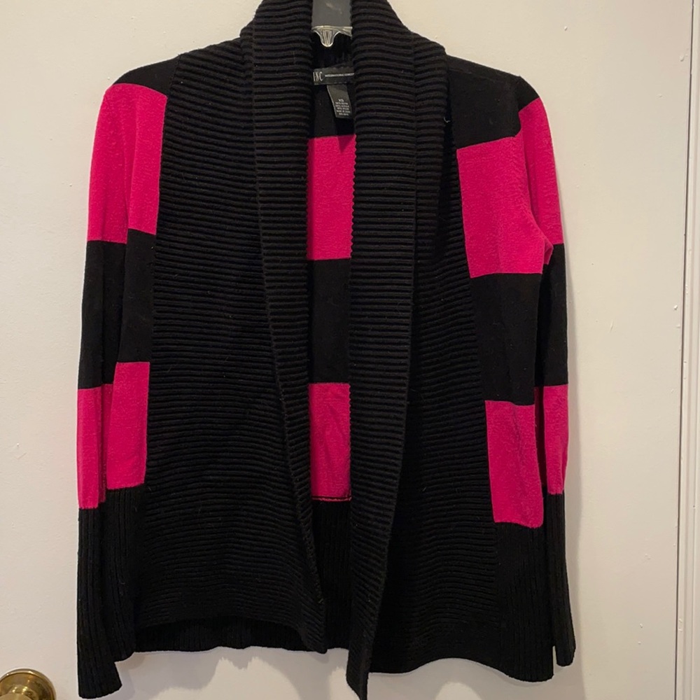 Black and Pink Sweater